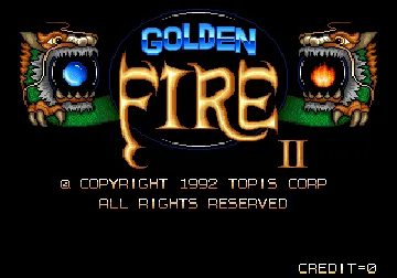 Golden Fire II screen shot title